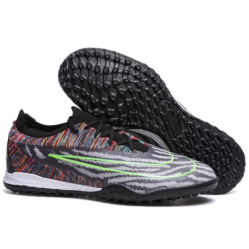 Ronaldo X10 Fly-Knit AG Soccer Shoes for Men and Women - Low-Top Turf Training Cleats