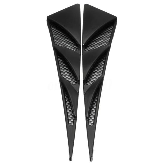 1 пара наклеек на вентиляционное отверстие, самоклеящаяся износостойкая наклейка из АБС-пластика с автоматической боковой розеткой для автомобиля