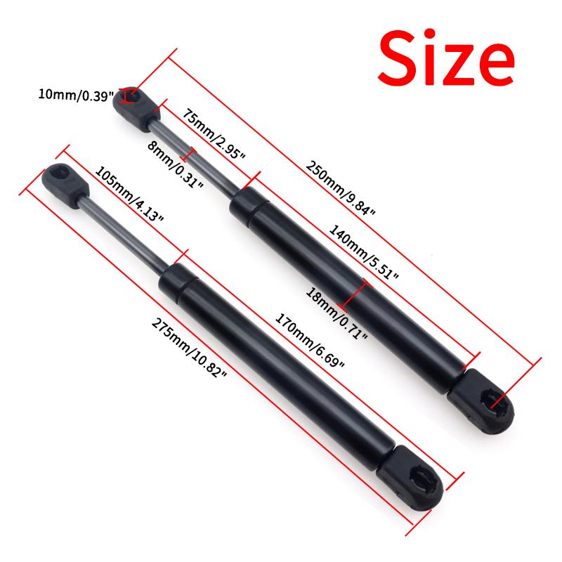 2pcs Car Rear Tailgate Trunk Boot Gas Spring Struts Lift Supports Bars Rods For Mazda 3 2004-2009 BN8W56930 BN8V56930 BN8W56930A