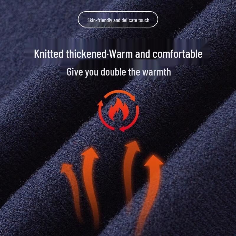 MONTAGUT Мужской трикотажный свитер поло с воротником, в стиле бизнес-кэжуал, из двух частей