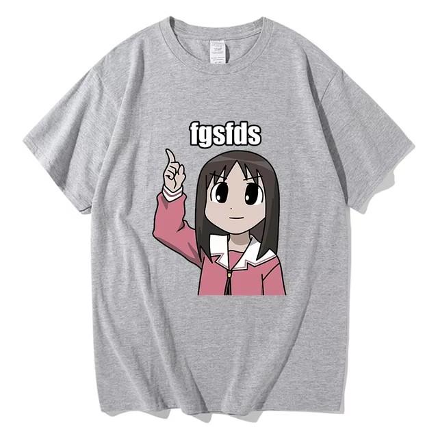 Azuunisexga Daioh Shirt Vintage Washed Unisex Oversized Anime Streetwear Soft Cotton Short Sleeve Tee Gift Clothing Tops Hot Sale