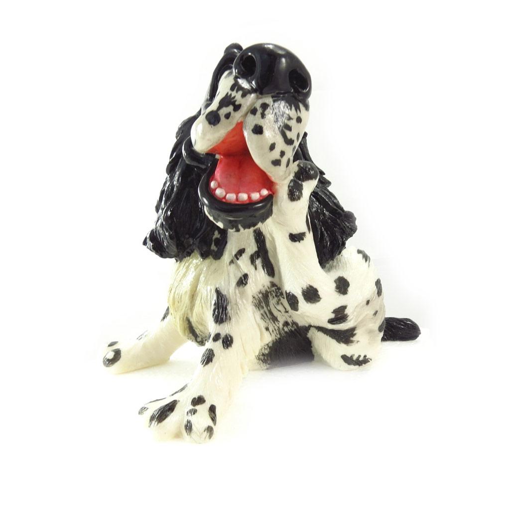 Les Trésors De Lily [K2392] - Humorous Dalmatian 'Chester Dog' Figurine