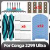 Compatible for Conga 2299 Ultra Replacement Main Side Brush HEPA Filter MOP Pads Dust Bags Spare Parts Accessories