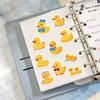 500Pcs/Roll Q Funny Yellow Ducks Kids Rewards Stickers - DIY Scrapbooks Album Decor Sealing Label Decals