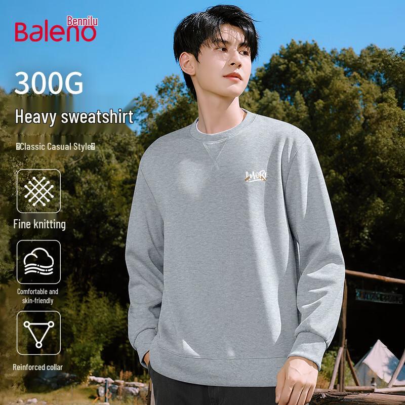 Baleno Men's Loose Fit JPB Graffiti Crewneck Sweatshirt