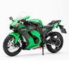 1/12 Kawasaki Ninja ZX10R Alloy Die Cast Motorcycle Model Toy Vehicle Collection Sound and Light Off Road Autocycle Toys Car