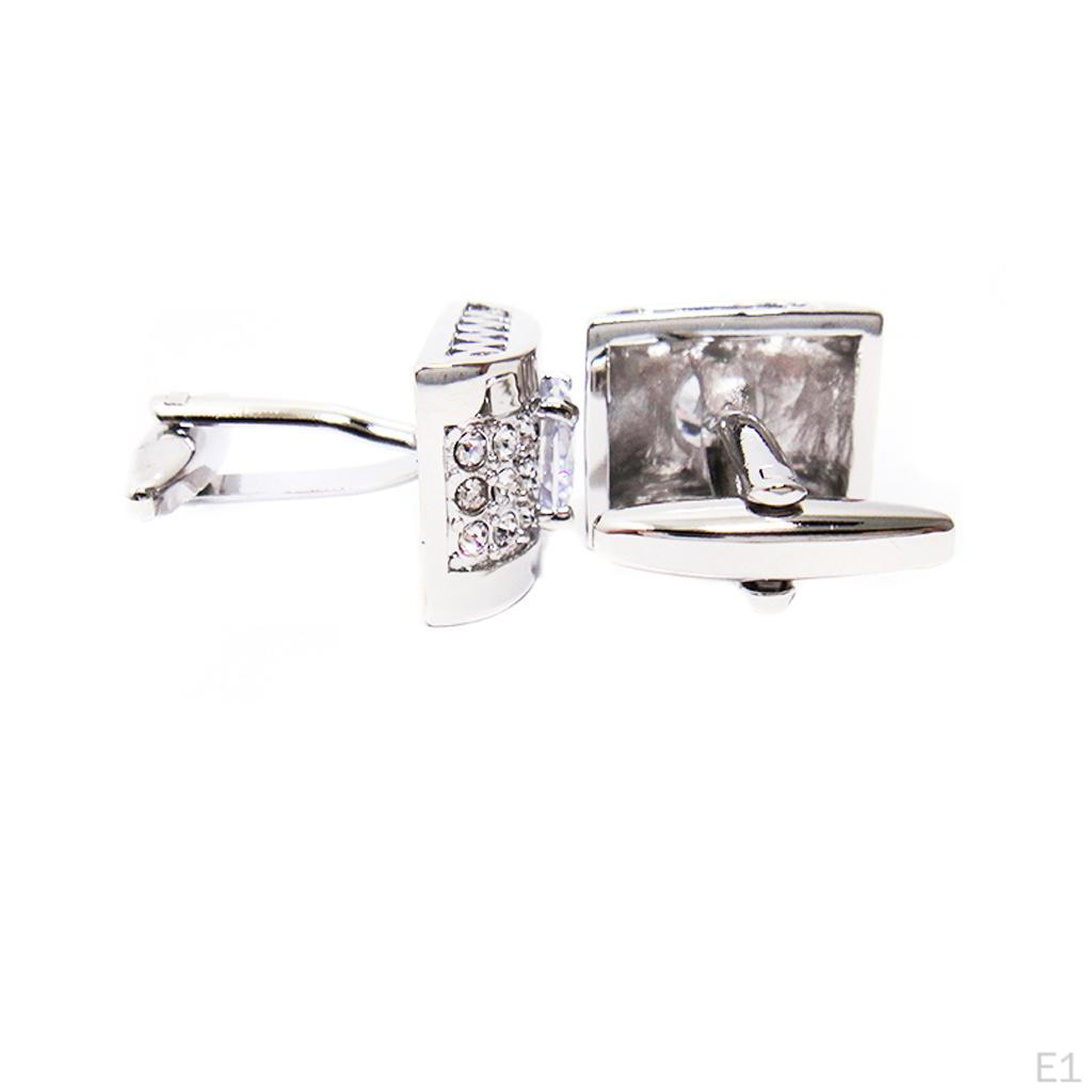 Мужские ювелирные изделия, прямоугольные латунные рубашки, запонки, запонки для свадебной вечеринки, модный аксессуар