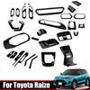 Праворульный Для Toyota Raize A200 Черный Глянцевый Подлокотник Переключатель Окна Панель Центральной Консоли Крышка Панели Коробки Передач Отделка Аксессуары
