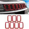 JeCar Черная Накладка на Решетку Радиатора из ABS для Jeep Grand Cherokee WK2 2017-