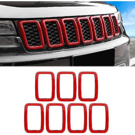 JeCar Черная Накладка на Решетку Радиатора из ABS для Jeep Grand Cherokee WK2 2017-