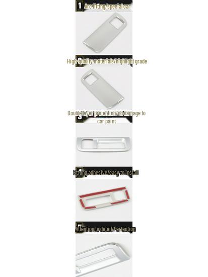 GL8 Center Console Decorative Frame and Gear Shift Headlight Control Trim for 16 Models