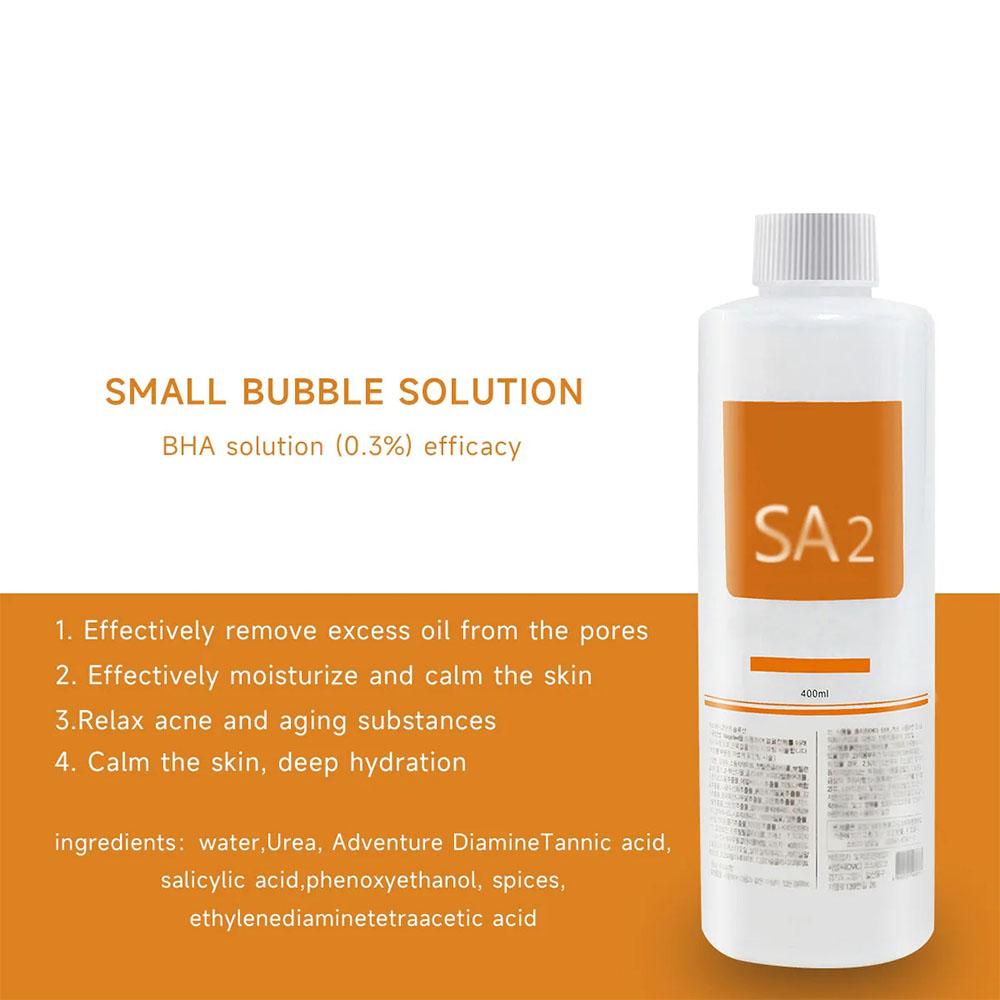 Раствор для гидропилинга 3 бутылки - Сыворотка для лица для гидродермабразии, аппарата с маленькими пузырьками и глубокой очистки кожи