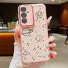 Милый прозрачный чехол для телефона с принтом планеты и астронавта для Samsung S24 Ultra S23 FE S22 S21 S20 FE A54 A34, мягкий силиконовый противоударный защитный бампер для объектива