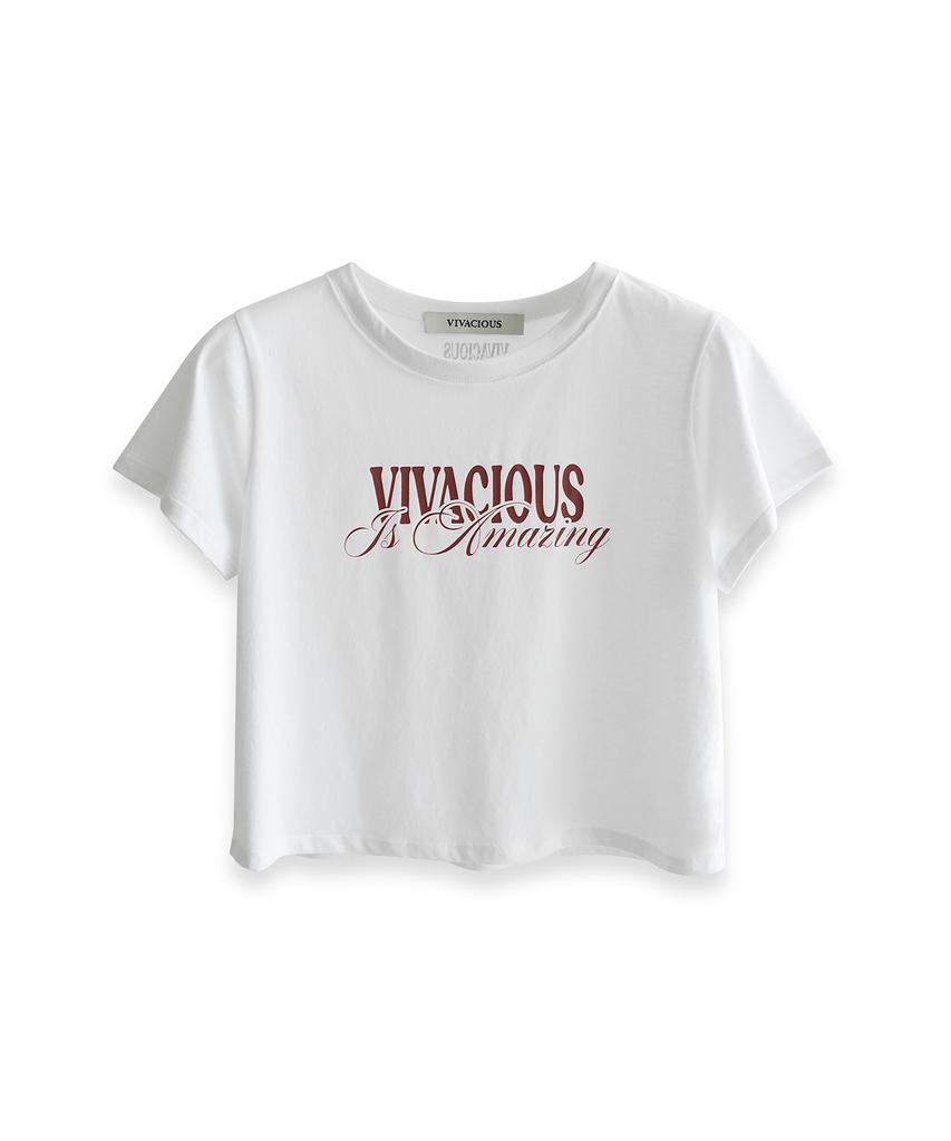 VIVACIOUS Crop-топ Chill Белый