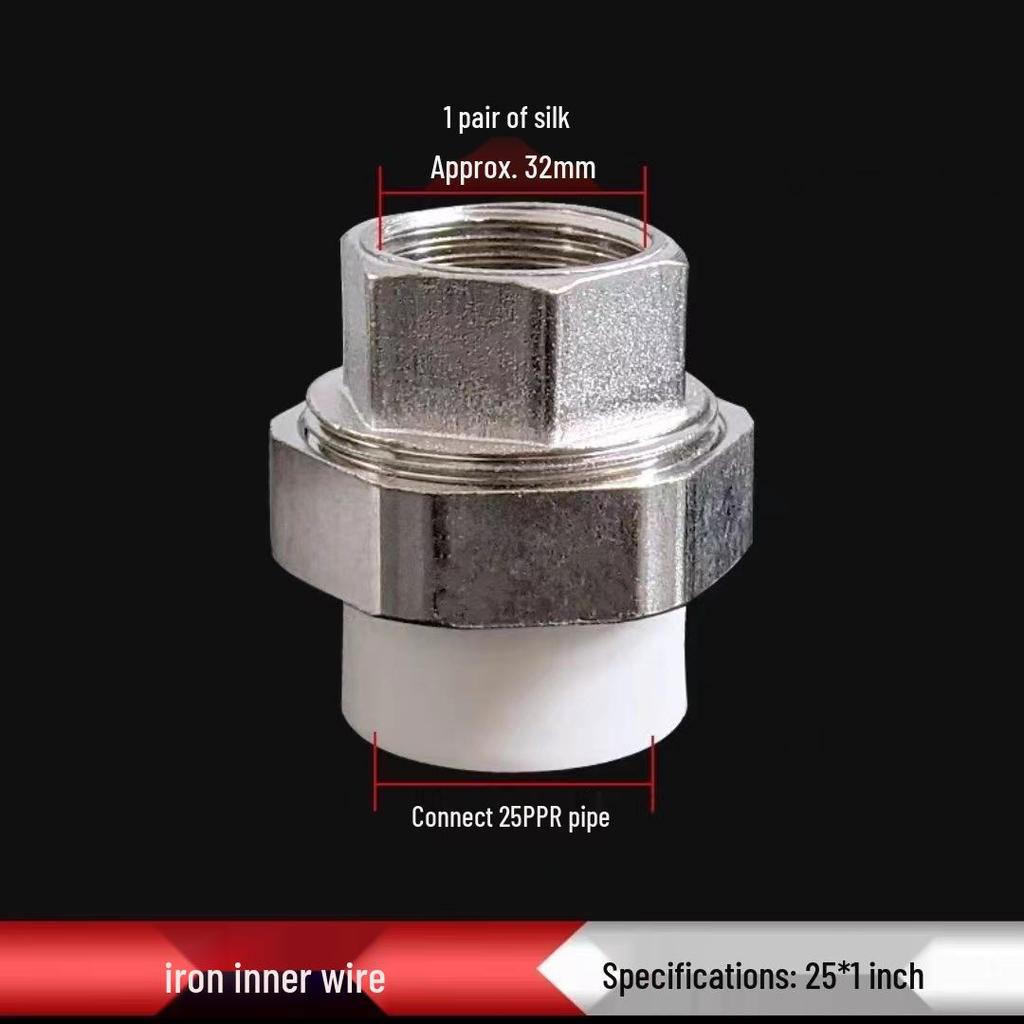 PPR Медно-чугунная муфта, внутренняя и наружная резьба, 20-110 мм, двухсторонняя PPR чугунная муфта