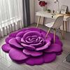 3D Floral Diatomaceous Earth Water-Absorbent Non-Slip Bathroom Floor Mat - Easy Clean Foot Pad