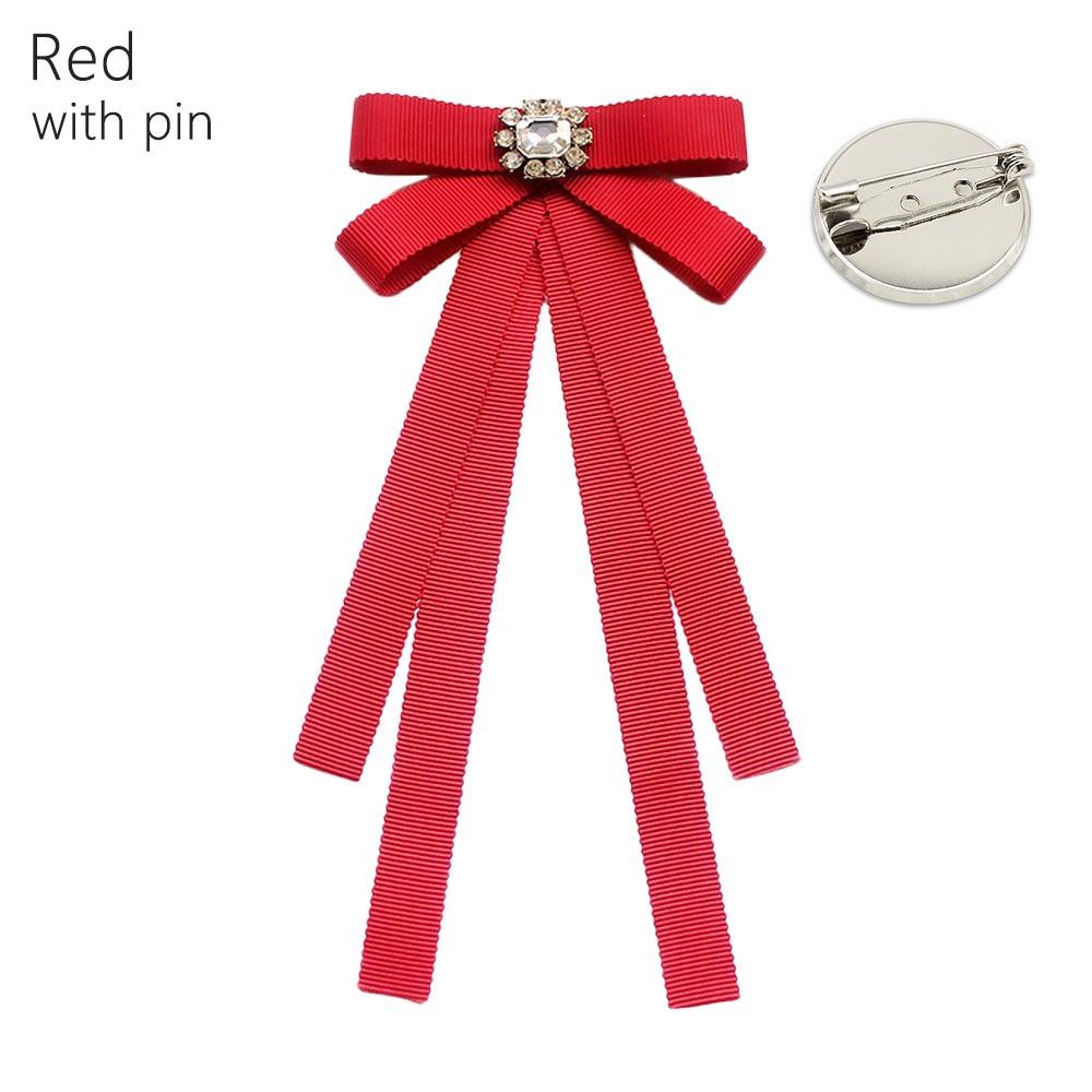 Простой узкий ленточный галстук-бабочка с бриллиантами в университетском стиле, галстук на шею, женский, мужской, аксессуар для формальной одежды