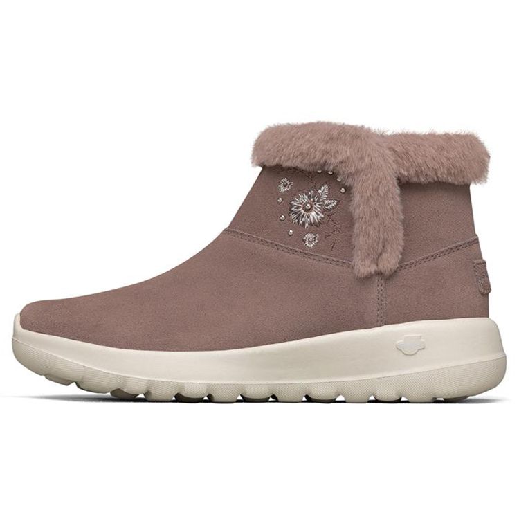 Skechers Удобные модные короткие зимние ботинки для активного отдыха Женские ботинки Сиреневые 144000-LIL