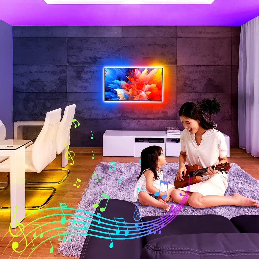 Умные светодиодные ленты, Bluetooth-приложение, RGB-подсветка телевизора, синхронизация музыки, кухонный светильник