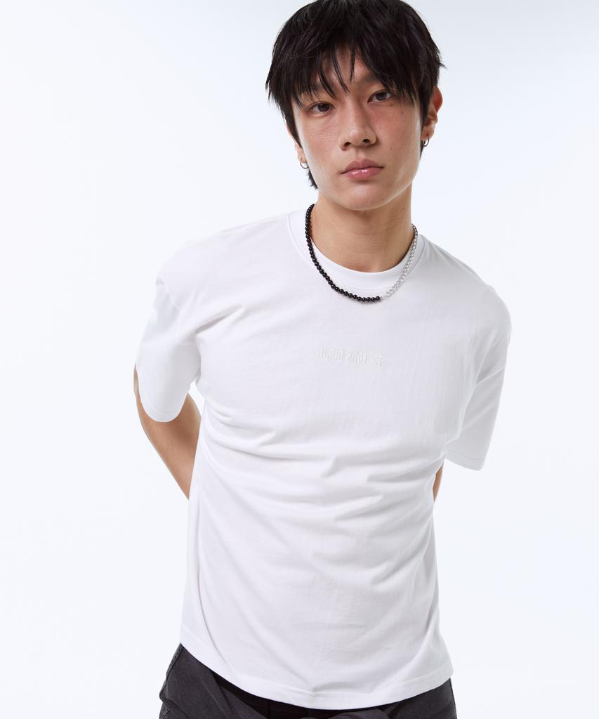 ONRIDPROJECT Men'S Logo Label T-Shirt - White