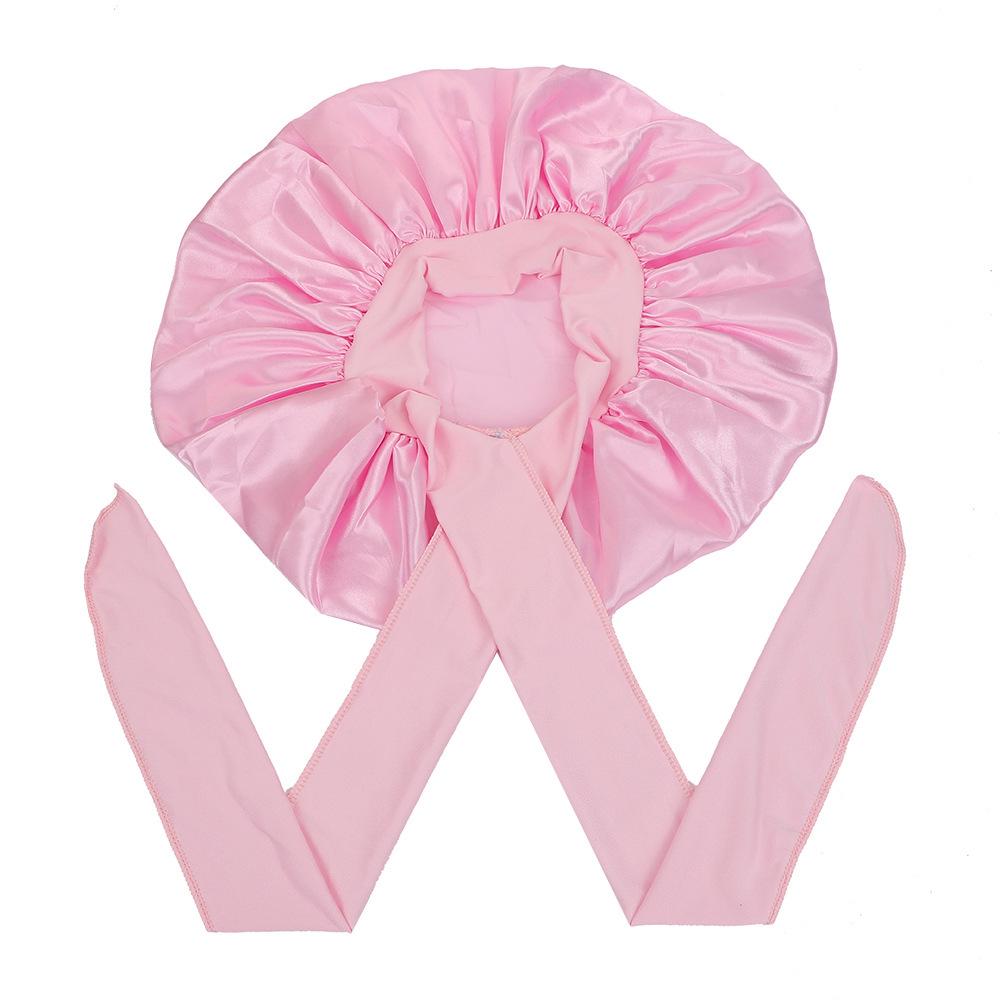 Women's Satin Lace Elastic Nightcap for Hair Protection