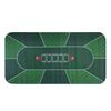 Portable Rubber Poker Mat Table Top Surface Noise Reduction Poker Table Top Layout for Card Games