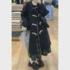 Women's Oversized Woolen Coat with Hood - Korean Hepburn Style for Autumn & Winter