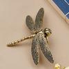 Delicate Brass Dragonfly Sculpture for Elegant Home Decor