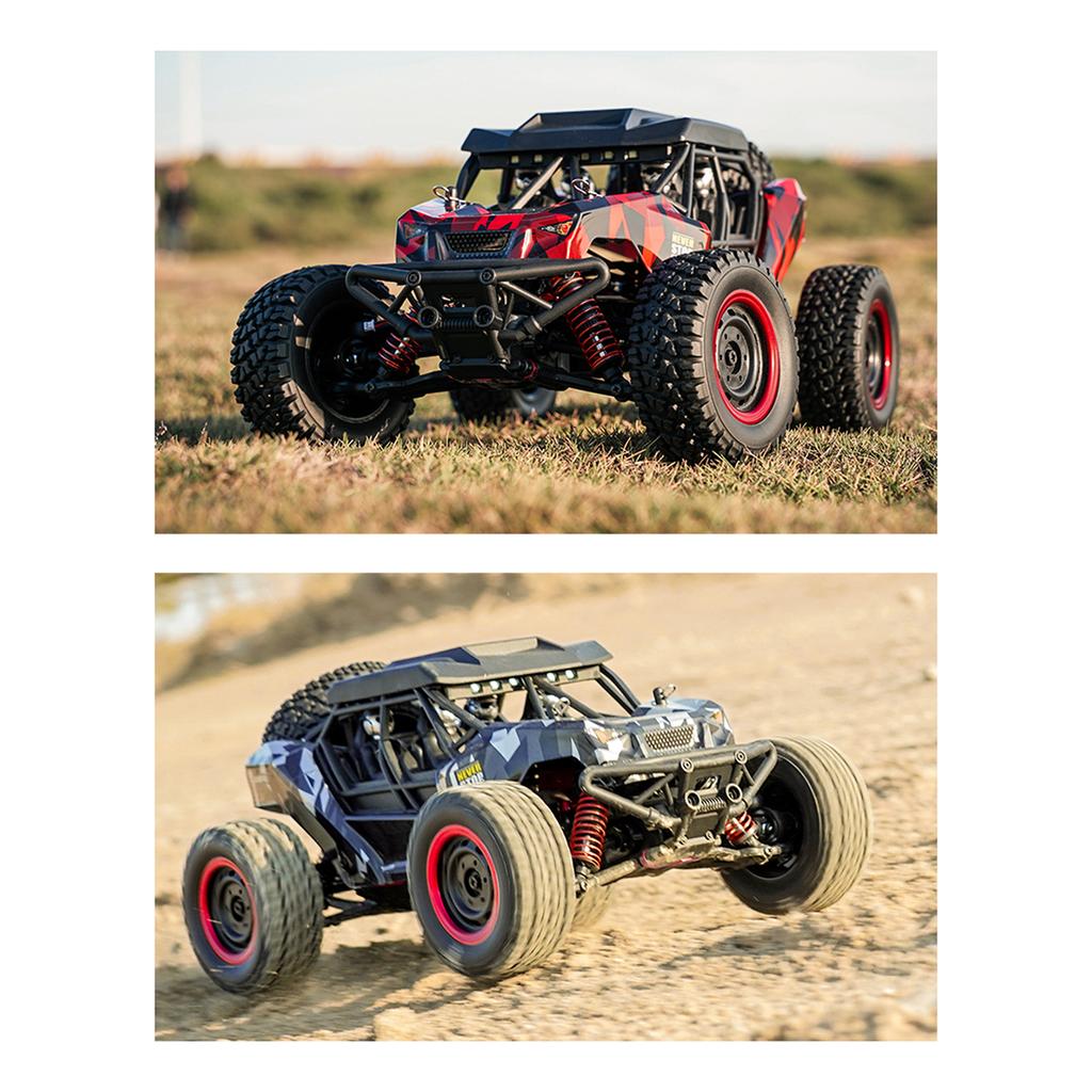 Автомобиль с дистанционным управлением, 2,4G 1:16. 4-колесный высокоскоростной автомобиль с дистанционным управлением, скорость 38 км/ч, тяга по бездорожью