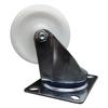 Swivel wheel, trolley set, 100mm, 150kg, JPPP 1001, WHITE, polypropylene