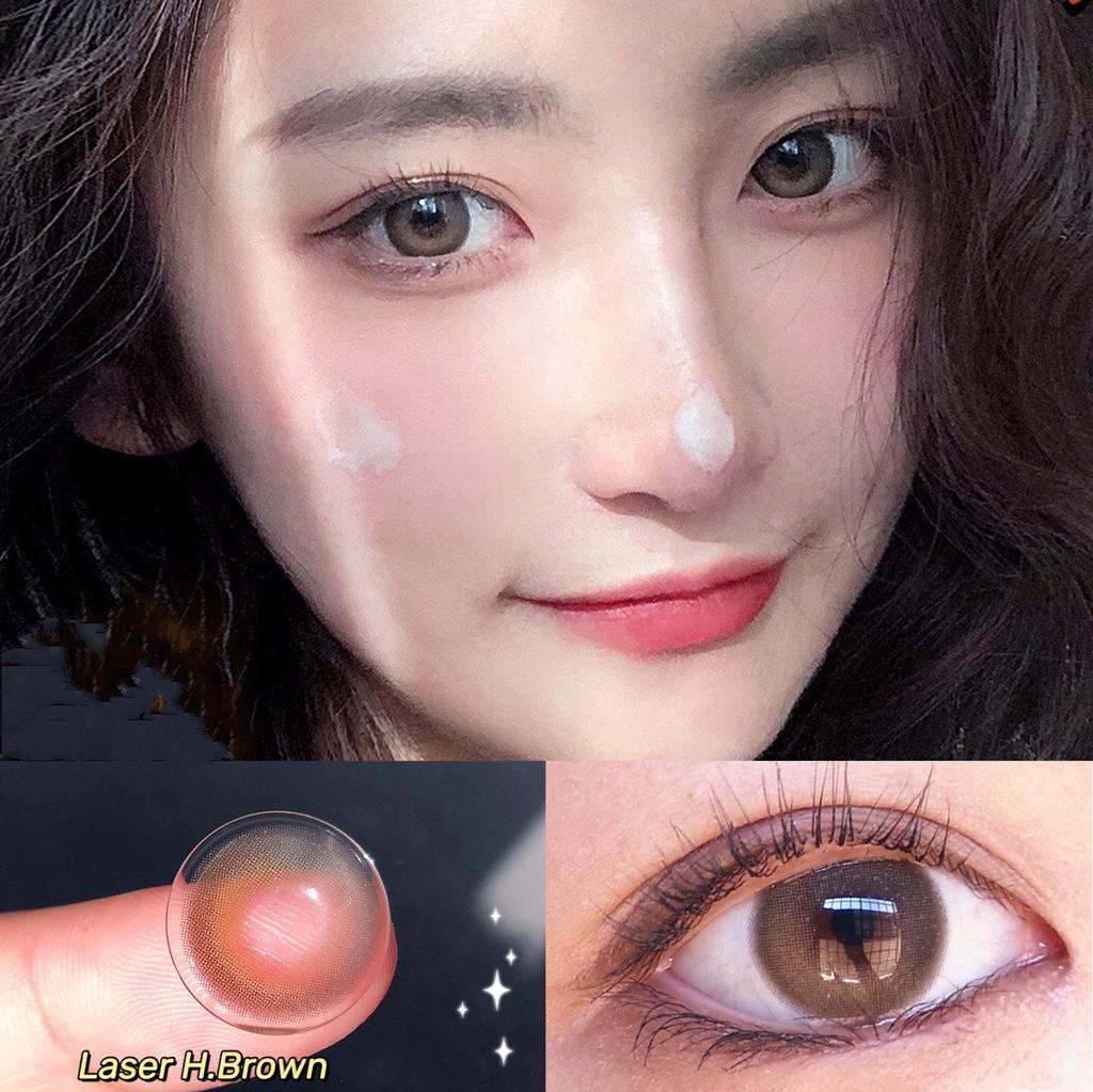 Easysmall вишнево-фиолетовые мягкие контактные линзы для глаз, высокое качество, натуральные цвета, маленькая красота, близорукость для зрачков, рецепт