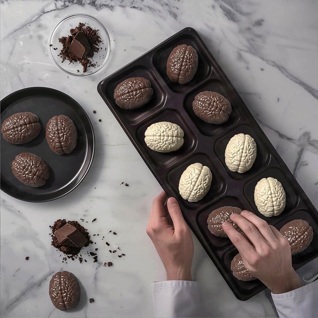 Skull Ice Cube Mold 10-Grid Skull Ice Mold for Halloween Kitchen Tools Reusable Making Accessory for Chocolate Ice Cream