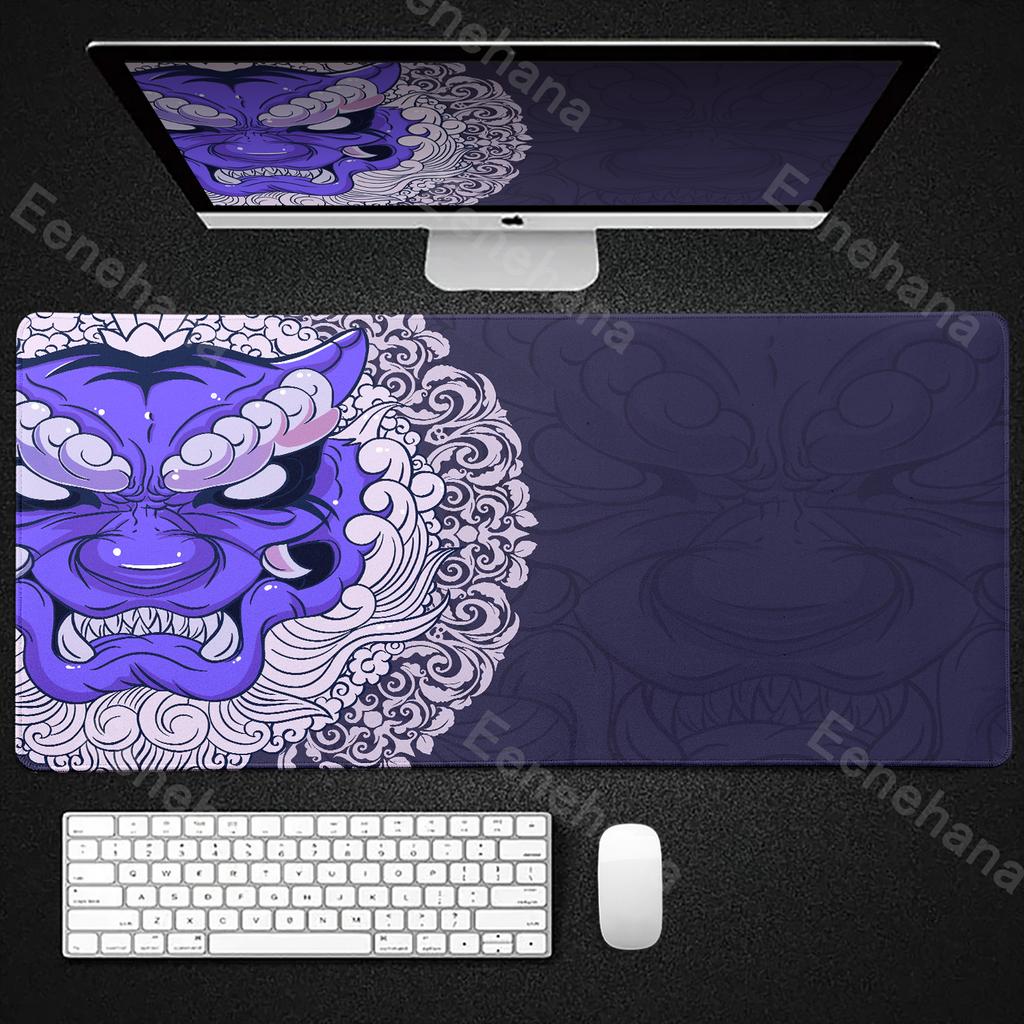 Large Tiger Gaming Mouse Pad Pc Speed Esports Mousepad Gamer Accessories Keyboard Pads XXL Computer Deskmat NonSlip Mousemat