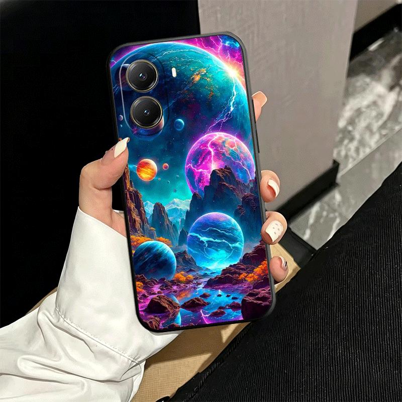 Звезды Земли Космос Вселенная Мягкий чехол для телефона для Xiaomi Poco X5 X6 X7 X8 Pro Max X3 F7 F8 Ultra M8 M7 M6 M5 Redmi 15 15C 14C 13C 1