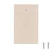Single Touch Switch for Zigbee Tuya Remote Wall Switch Plate with Voice Control 100?240VGold