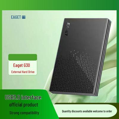 Eaget G30 Портативный 2,5-дюймовый внешний жесткий диск USB 3.0, 1 ТБ/2 ТБ Высокоскоростной Большой емкости для офисного использования