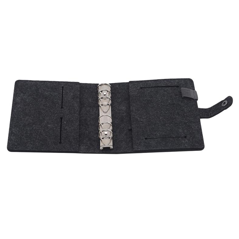 A5/A6 фетровый блокнот с отрывными листами, чехол для дневника, 6 отверстий, сменная обложка, переплет без внутренних страниц