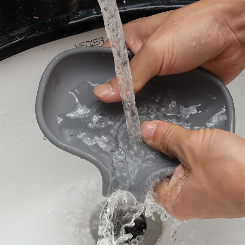 1шт силиконовая мыльница держатель для мыла душ ванная кухня ванна самоосушающийся мыльница аксессуары для ванной комнаты