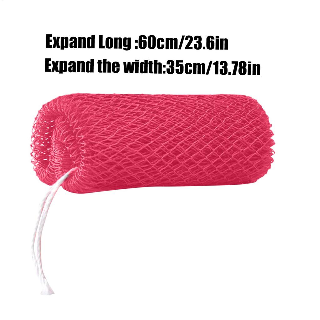 1PC African Net Bath Sponges Exfoliating Bath Sponge Scrub Deep Cleaning For Smoothing Arm Foot Back Neck Leg Body Skin