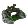 Moss Rockery Shape Decoration Landscaping Creative Bridge Ornament Fish Tank Ornaments  Fish Tank