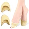 1 Pair Sponge Insert Pads for Ballet Shoes Forefoot Pressure Relief Reusable Washable Toe Protector for Ballet Dance Performance And Daily Wear