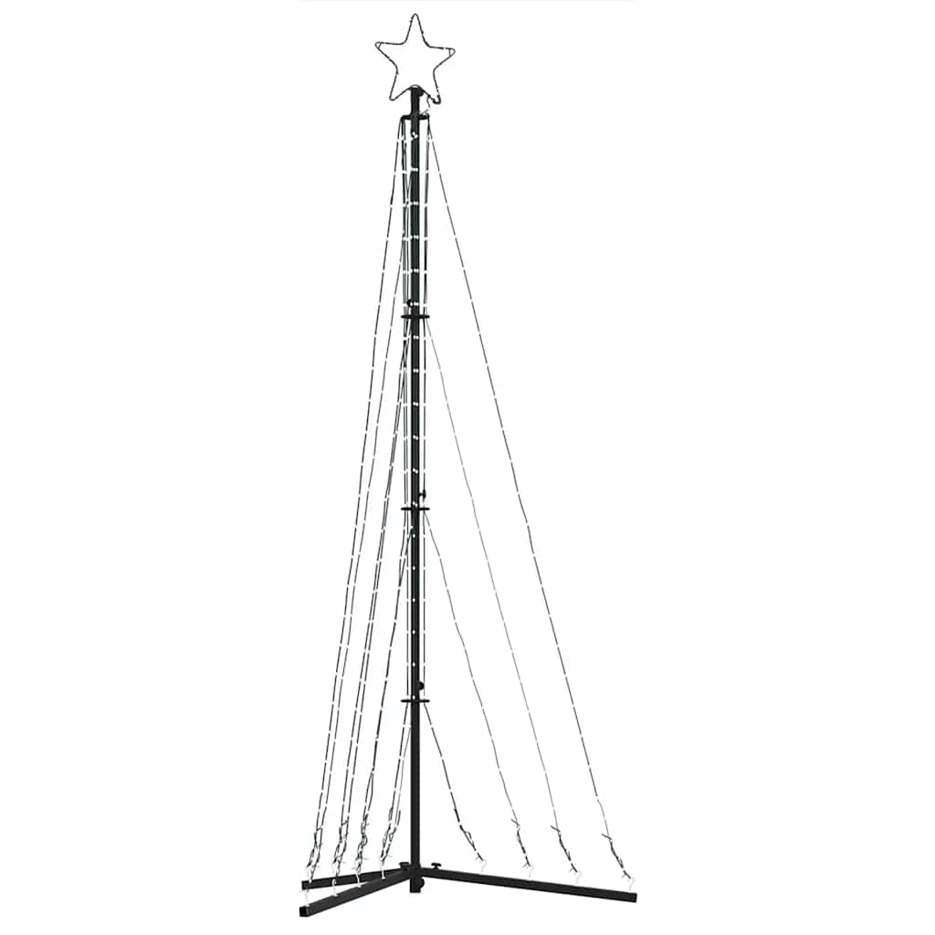 LED Christmas Tree 339 Cold White LEDs 182 cm