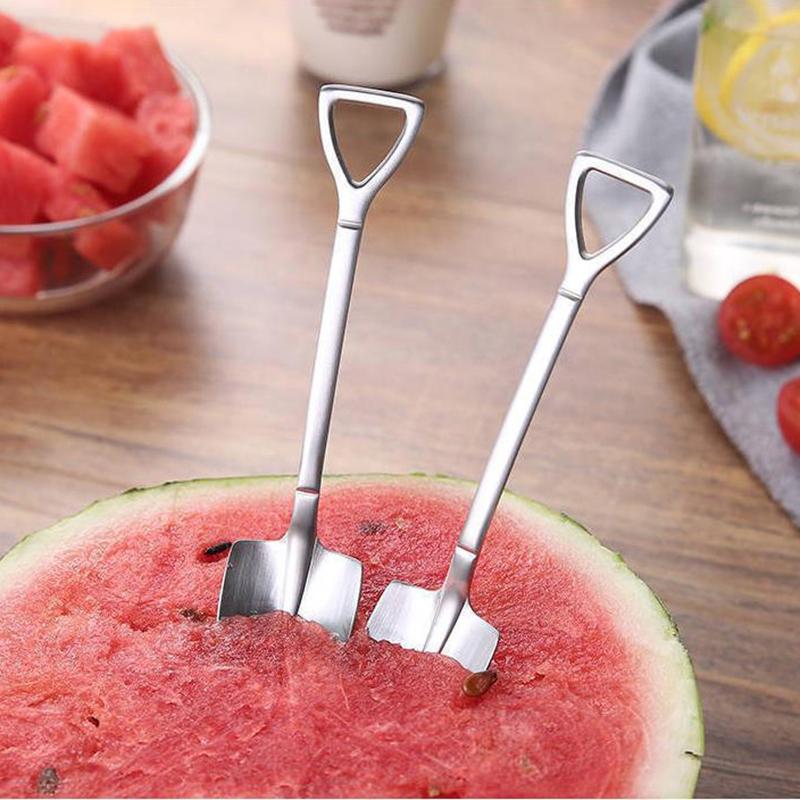 4 шт./набор Ретро лопатка из нержавеющей стали Ложка для мороженого и кофе Креативная чайная ложка