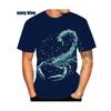 New Summer 3d Printed T Shirts Fashion Sweatshirt New Trend Animal Scorpion Pattern Tops Streetwear Scorpion Plus Size T-shirts