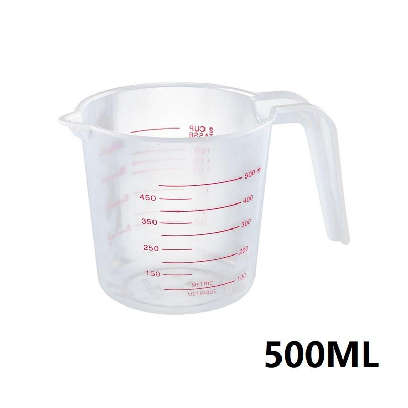 250/500/1000ML Easuring Cup Silicone Measuring Cups and Spoons Plastic Jug Digital Kitchen Scale Baking Tools Timer Accessories