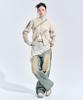 ZEROPLANET Eleanor Spray Knit Zip-Up [Beige]