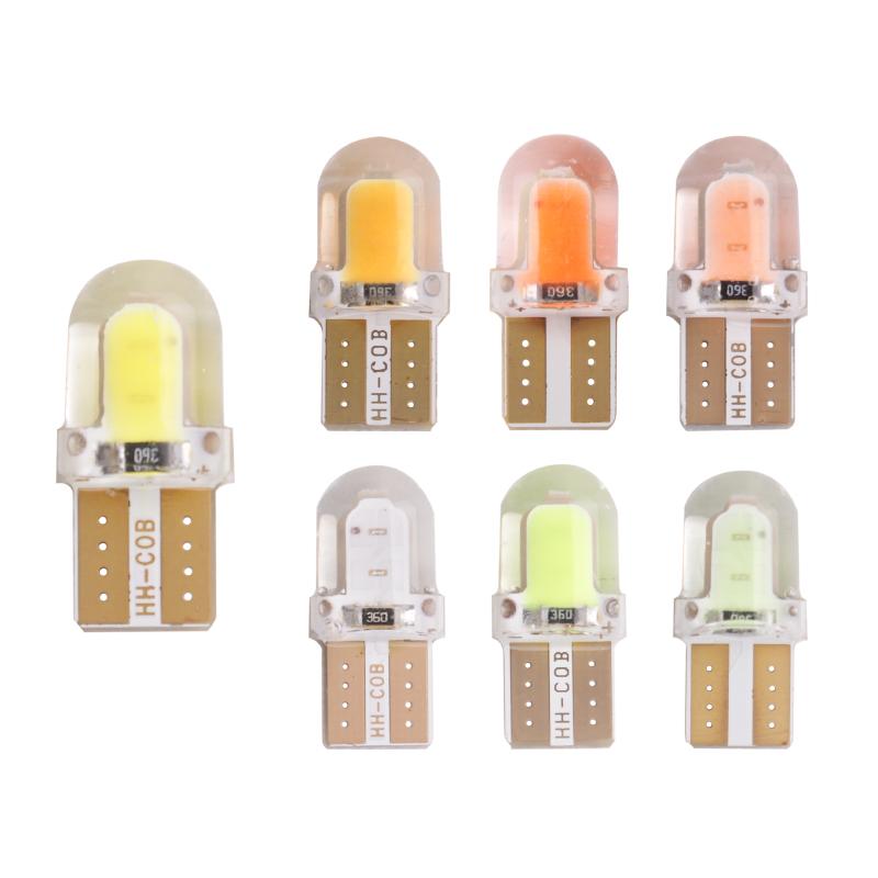 2/10/20pcs Car T10 COB W5W LED Canbus194 168 Side Bulb Reading Plate Lamp Car Parking Lights Clearance Bulbs Interior Light