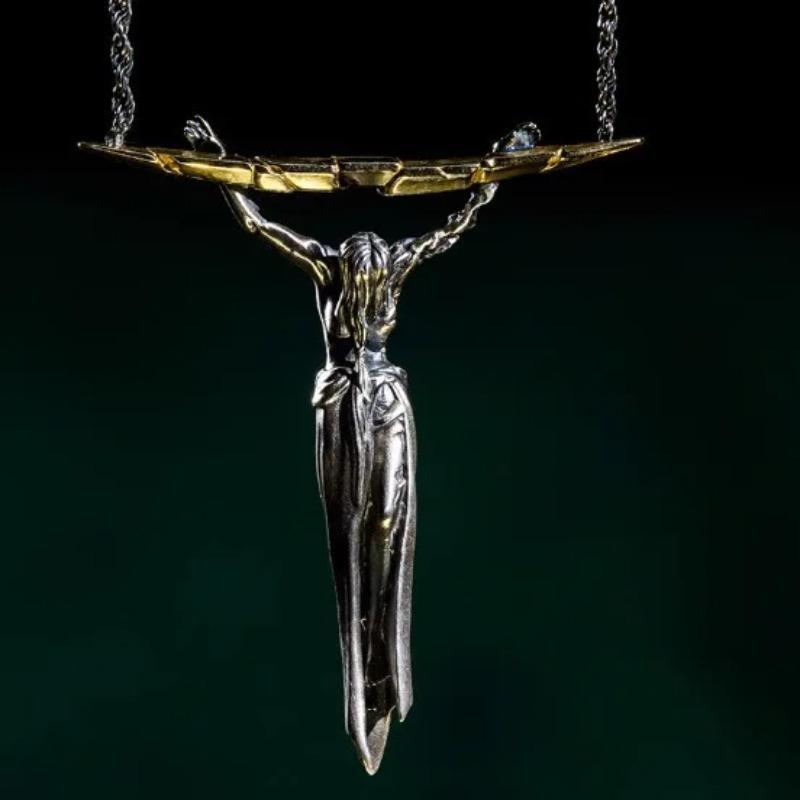 2025 Elden Method Ring Around the Eternal Queen Marika Necklace Animation Game with Jewelry Gift Fashion Pendant
