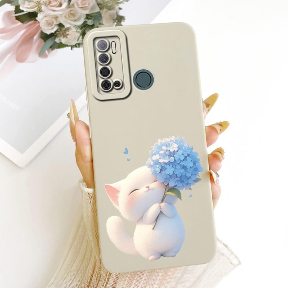Cute Printed Phone Case For Tecno Spark Power 2 LC8 Soft Silicone Shockproof Cases For Tecno Spark Power2 Covers Bumpers