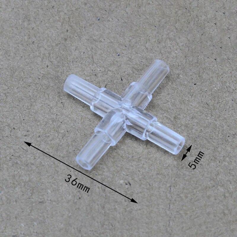 10 шт. 5 мм прозрачный аквариум фитинги для водопроводных труб воздушный насос трубка распределитель шланга разветвители локоть тройник акриловый разъем